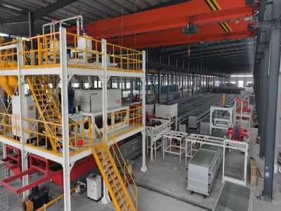 匀质板生产线厂家：天意机械匀质板设备推动建筑保温升级